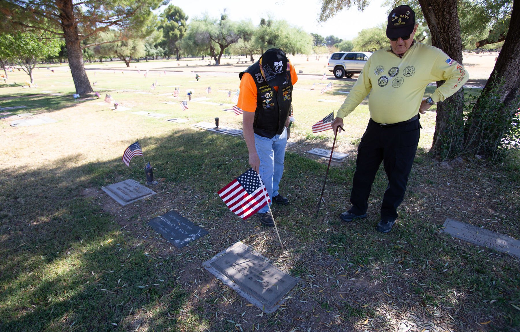 Memorial Day flags